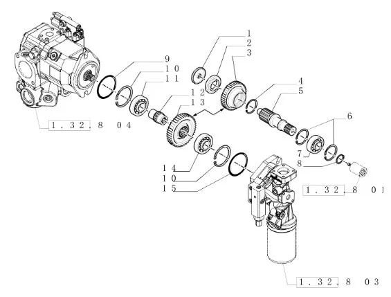 87591964 - Подшипник в сб. вала кривошипн. редукт. МКШ жатки H/ECap, Vari, 720, 2030
