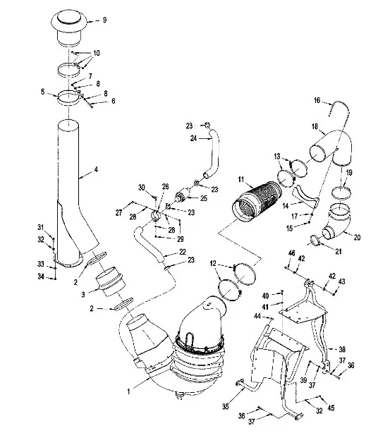 87367573 - Патрубок возд. ДВС T9/St.